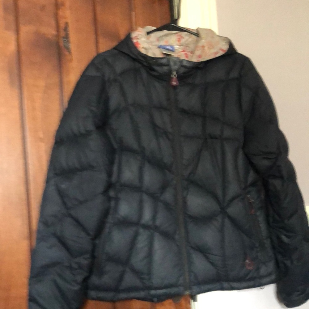 Navy hooded jacket